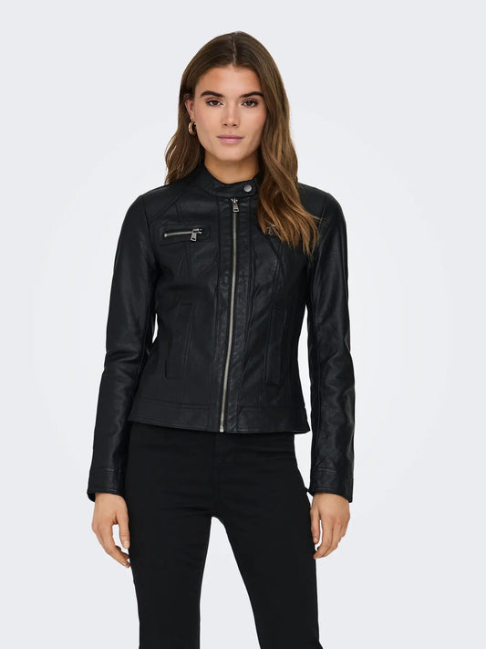 Chaqueta polipiel Only